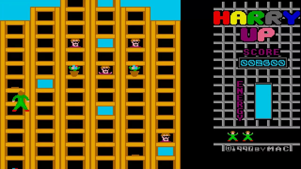 ATARI ST harry up HURRY UP CRAZY CLIMBER CLONE By Opel Michael Mike Hollweg Andre