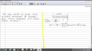 Topic 8 L1 Mental Math Division