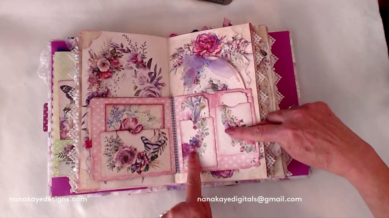 1 Theme - 28 Collages: A Flip Through of My Altered Book Collage Journal 