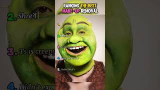 Ranking The Best Makeup Removal Moments 🧼💄 #shorts  #makeup  #beauty #makeup