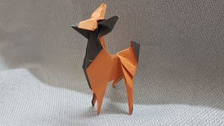 Origami Deer By Fabiana Sanapanya - Gấp Con Nai Bằng Giấy