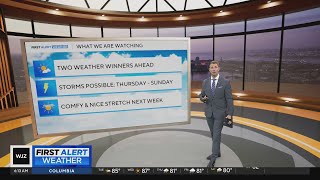 Beautiful stretch of weather in Maryland storms possible Thursday