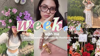 vlog  vamos al MERCADO DE LAS PLANTAS DE XOCHIMILCO, nueva mochila de viaje ☀