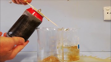 Dissolving Coke Can #experiment #science #chemistry