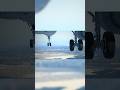 😮Landing Scene from Landing Gear Camera, Take off and Landing Challenge #shorts #aviation #airport