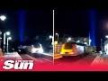Huge blue laser beam spotted lighting up the sky near Dundee baffles locals