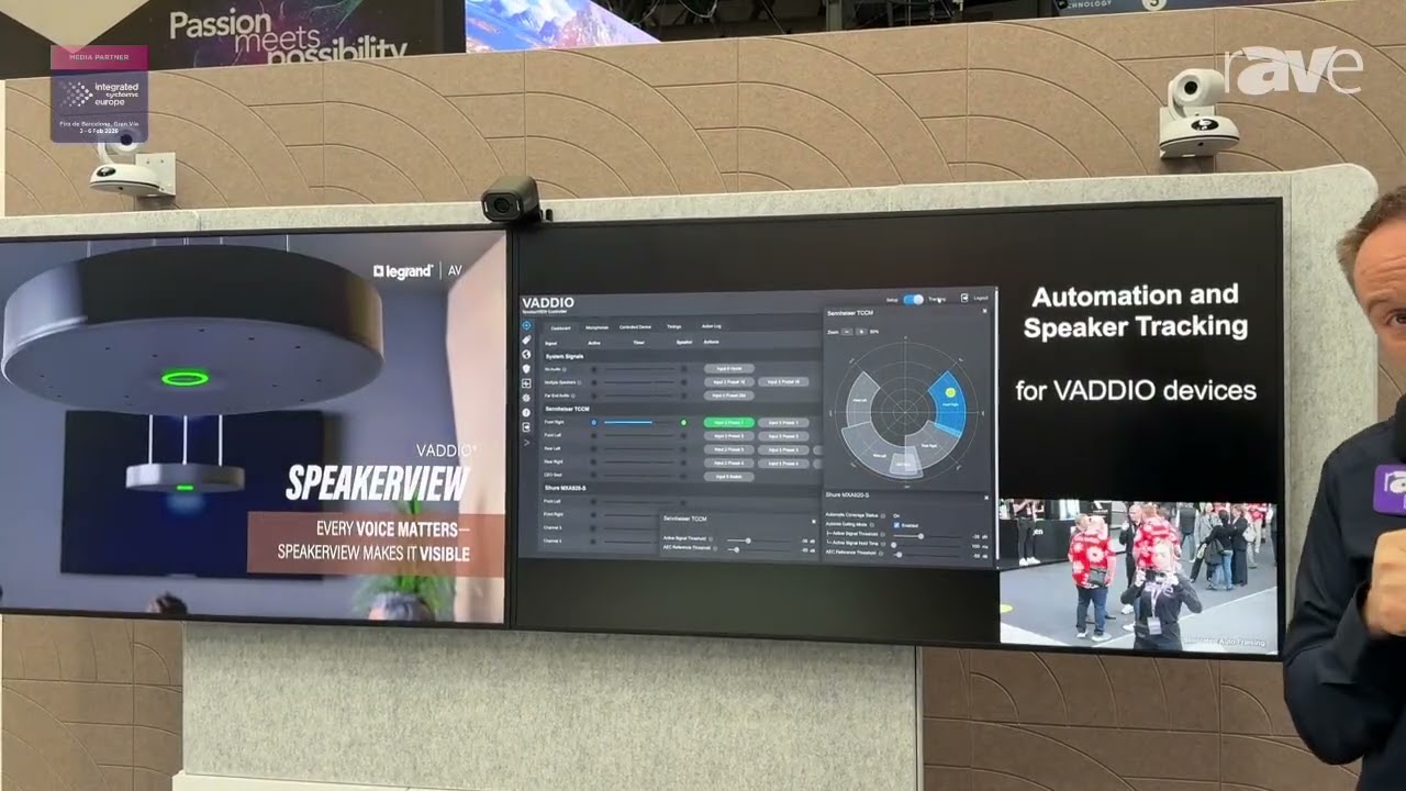 ISE 2026: Legrand AV Explains Vaddio SpeakerVIEW Conference Solution