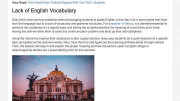 The Most Common Problems Students in Mexico Face When Learning English | ITTT TEFL BLOG