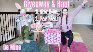 Be My Valentine! One for Me, One For You! Giveaway & Haul! HomeGoods, Marshalls, & The Maxx!