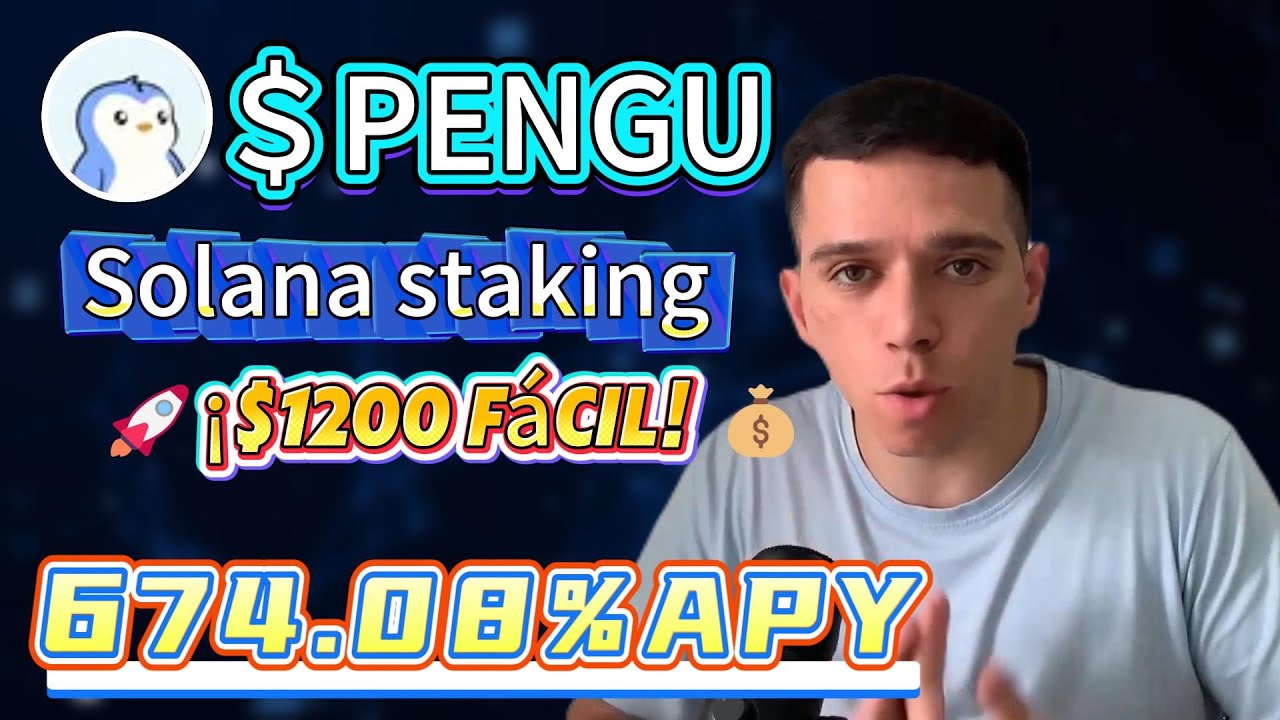 Stake PENGU PENGU Solana — método confiable para 674.08% APY