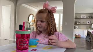 When Mom goes to Bunco, Skylee plans her own Bunco event.
