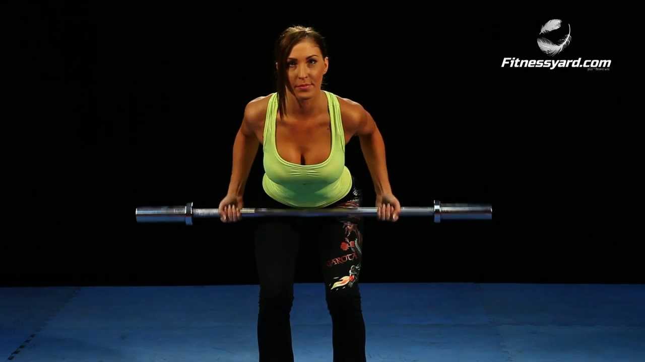 Back Exercises - Underhand Barbell Row - YouTube