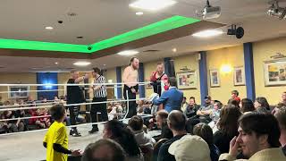 Dotson & McConnell vs Martin & Sloan in a tag match infinite promotions St Benets