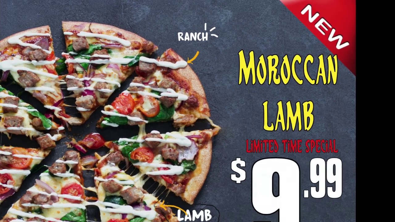 Moroccan Lamb |New Flavour| Pizza Magic Hawera