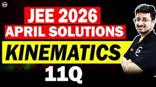 JEE Main 2026 April Attempt Solutions - Kinematics | Eduniti | Mohit Sir