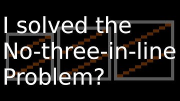 I solved the No-three-in-line problem?