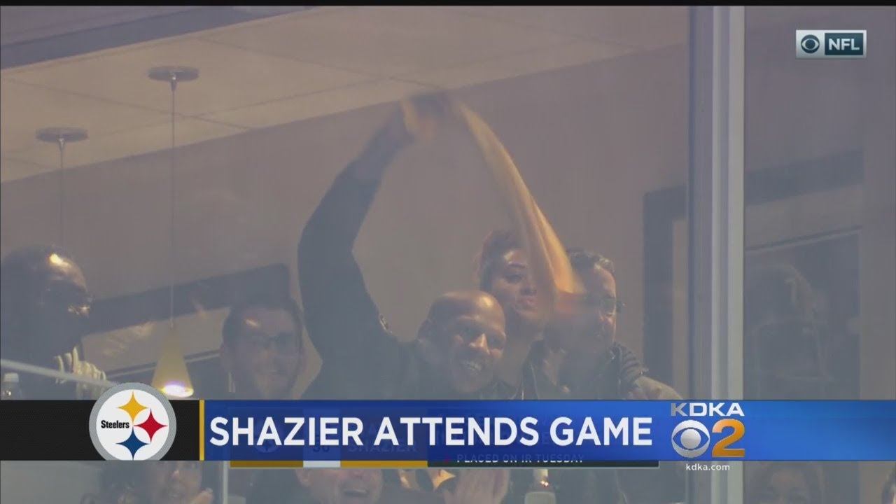 Ryan Shazier makes appearance at Steelers practice