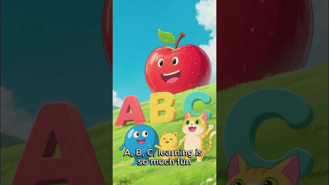 Sing along and learn ABC colors No talking, just fun music and reading for kids! 