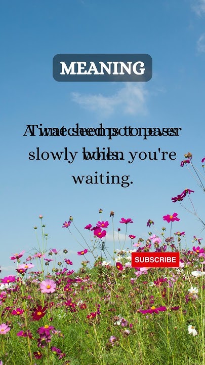English Proverbs Meaning A Watched Pot Never Boils shorts english-proverbs-meaning-a-watched-pot-never-boils-shorts