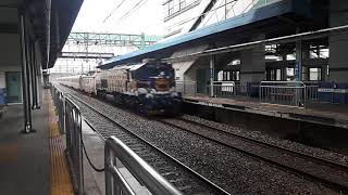 S-Train 제 4873 열차 의왕역 통과영상 DEL 7380 견인