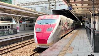 TR縦貫線 TEMU2000形03+04編成 普悠瑪特急プユマ124号 松山行き 新左営駅2B番線通過