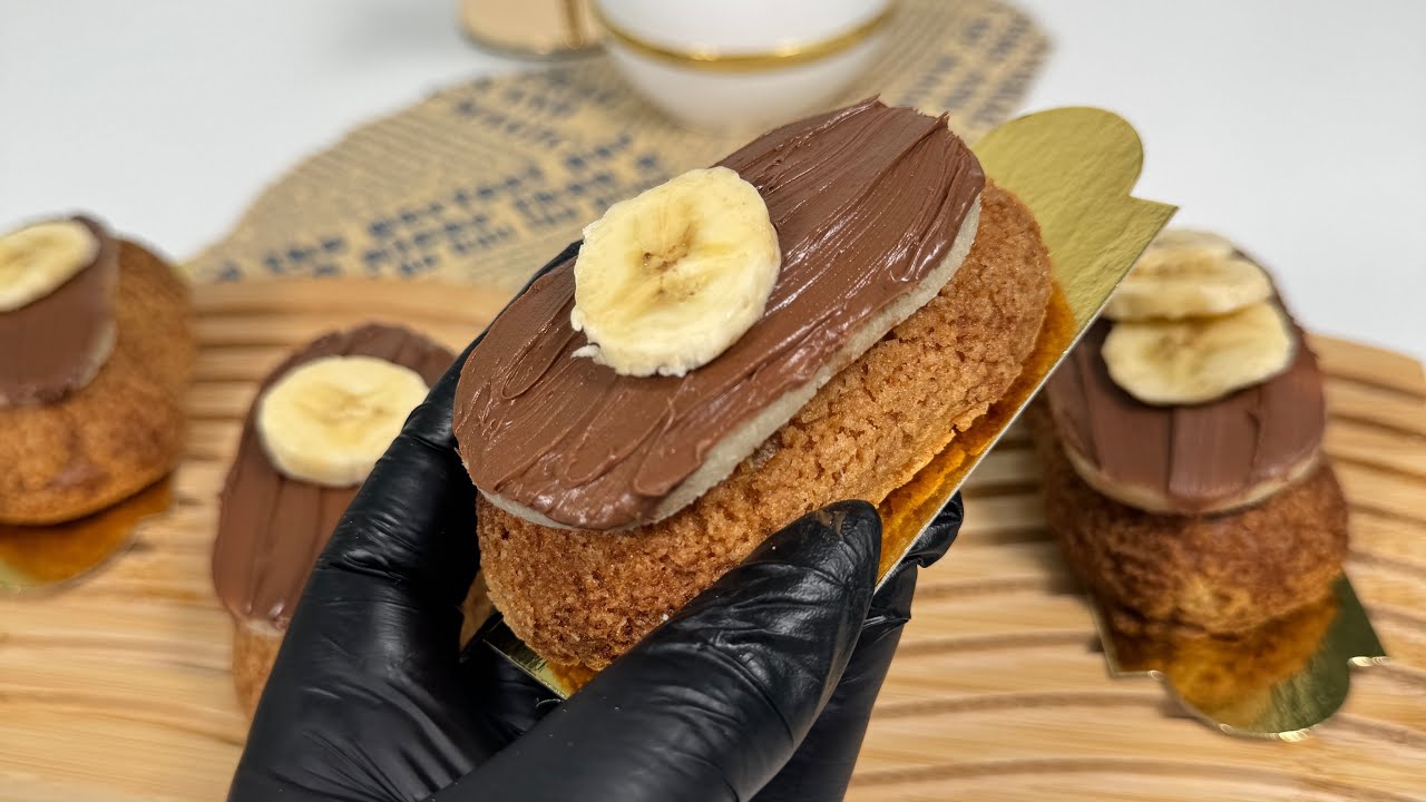 ميني اكليغ المشاريع بكريمة الشوكولا (عجينة الشو الناجحة وطبقة الكراكلا المقرمشة )