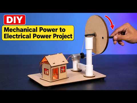 How to Make Hand Electricity Generator | School Project | DIY Idea 5
