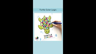 Turtle Color Logic Printable