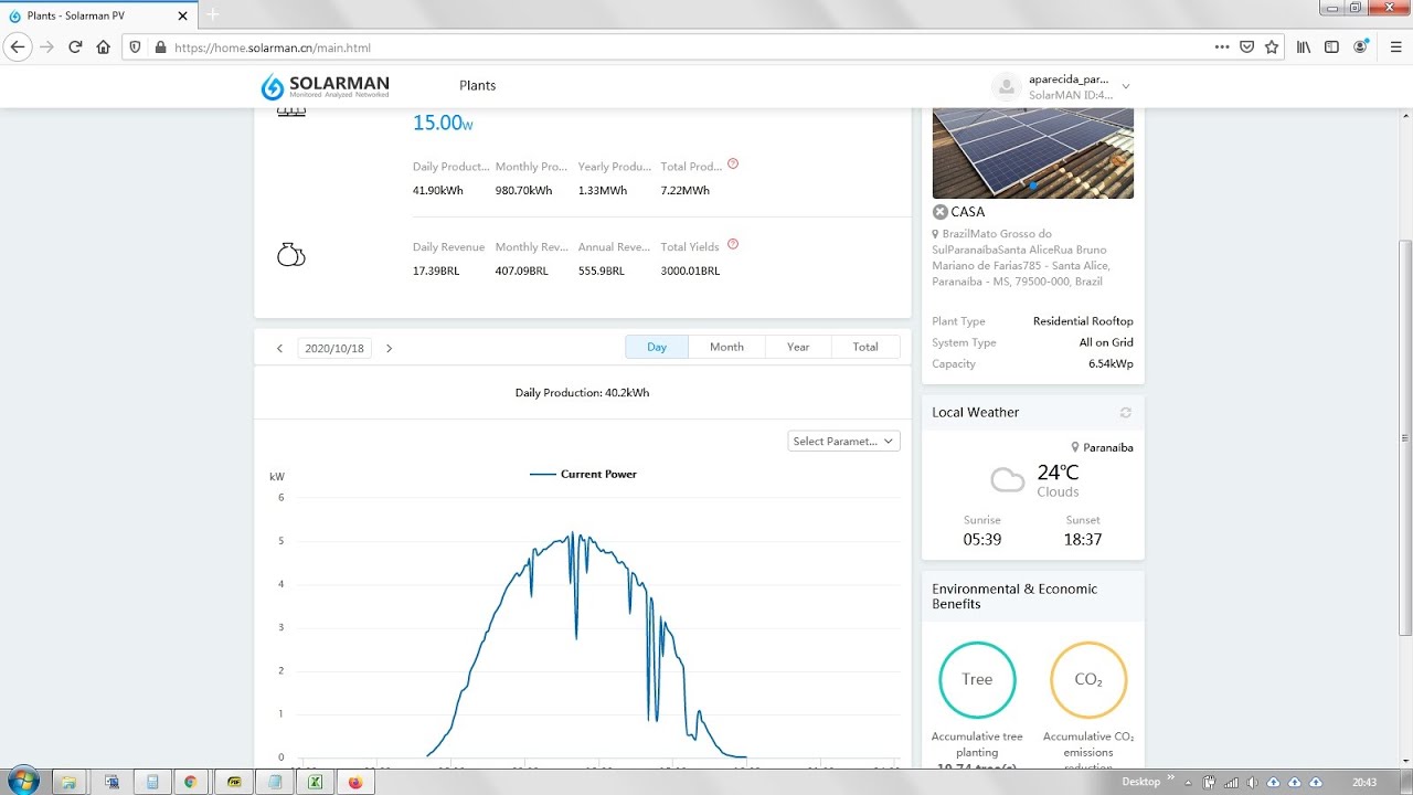 CONFIGURACAO WIFI E MONITORAMENTO INVERSOR SOFAR