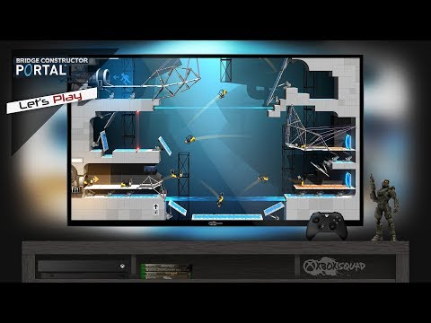 Bridge Constructor Portal - Gameplay - Niveaux 22, 23 et 24