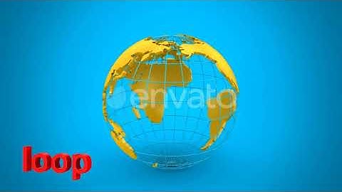 World Map Turns Into a Globe | Motion Graphics - Videohive template