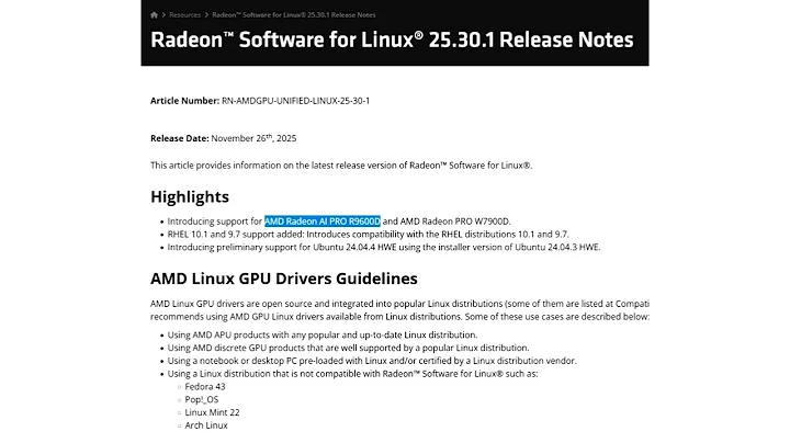 AMD Plans to Release Radeon AI Pro R9700S and R9600D Graphics Cards