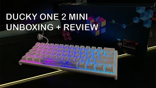 Ducky One 2 Mini Pure White Unboxing + Review (Speed Silver Switches/Fastest Switch!)