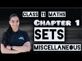 Sets | Chapter 1 | Miscellaneous | Class 11 Maths NCERT | DIYA SHARMA |