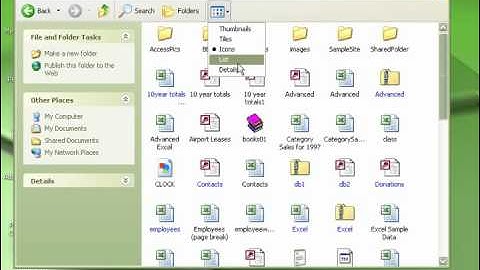 Windows XP Tutorial Changing Window Views Microsoft Training Lesson 1.9