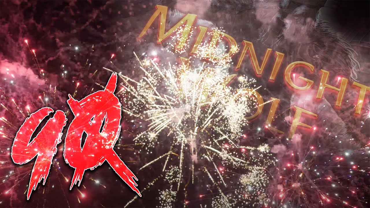 Midnight Wolf - 200 Shot Firework (Minus first two rows) 4K #fireworks #pyro