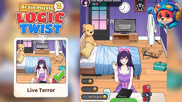 Brain Puzzle 2: Logic Twist Level 54 LIVE TERROR | Walkthrough & Solution Mobile 