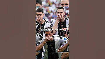 Germany now vs then 🥶🥶 #football #shorts #edit