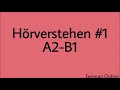 1# Hörenverstehen A2-B1 / German Online