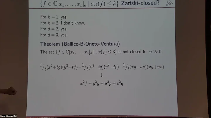 Strength of Polynomials - Arthur Bik