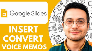 How to Insert Convert Voice Memos into Google Slides - 2025  (fast & Easy)