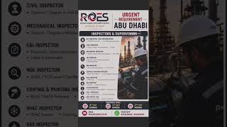 #UAEJobs #AbuDhabiJobs #OilAndGasJobs #EngineeringJobs #HiringNow #FreeRecruitment#youtubeshorts