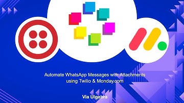 How to Automate WhatsApp Messages with attacments Using Monday.com and Twilio via Ulgebra.