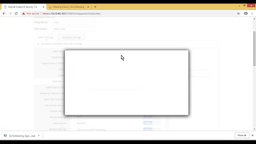 SEPS - How to create a Web Security Policy