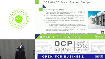 OCPUS18 – OCP 48VDC Power System Implementation – High Efficiency Power and Lithium BBU Units