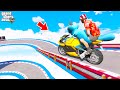 OGGY AND JACK TRIED THE IMPOSSIBLE SLOPPY ROAD ULTRA MEGA RAMP PARKOUR! (GTA 5 Funny Moments)