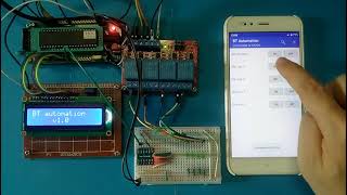 8051 bluetooth home automation demo