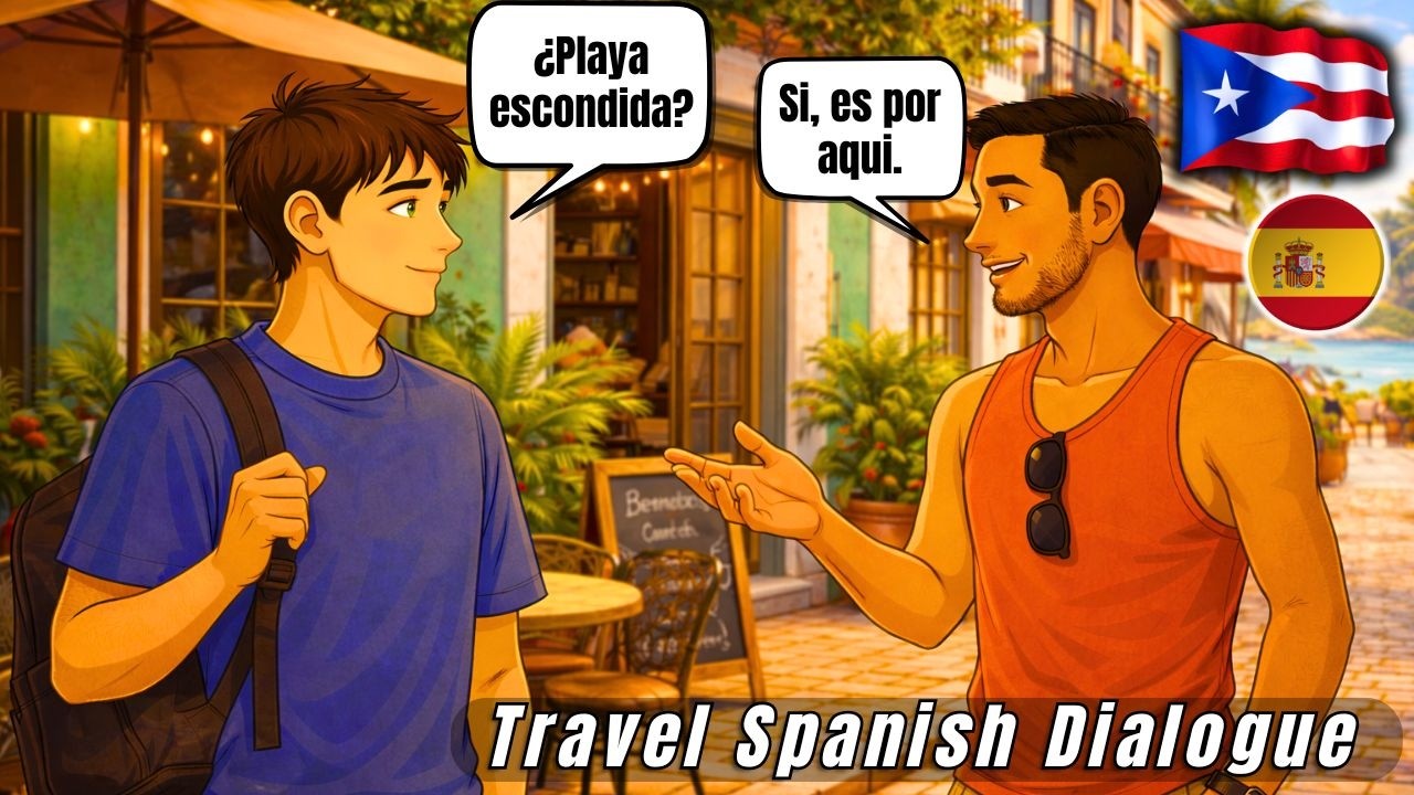 🏖️Asking Locals About Hidden Beaches in Puerto Rico. Conversacion Real en Español