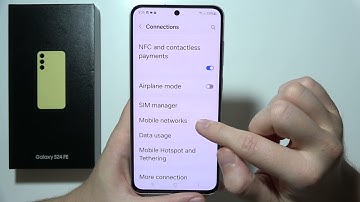 Samsung S24 FE: Mobiel dataroaming in- en uitschakelen