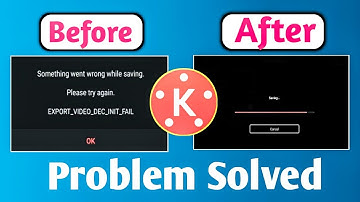 Export Video dec init Failed Kinemaster | Kinemaster export problem codec init failed | Kinemaster